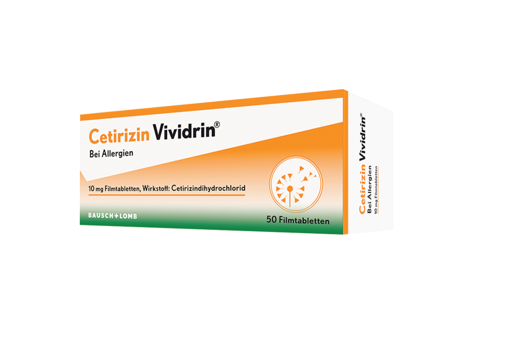 Allergietabletten Cetirizin Vividrin®